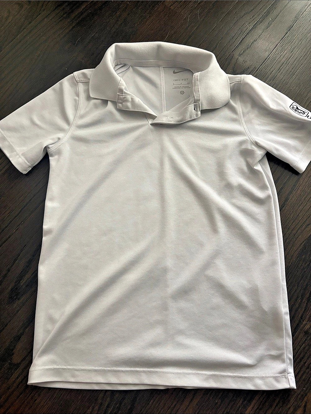 Nike Dri-FIT TPC Sawgrass Golf Polo White Small